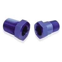 Aeroflow TEMPERATURE PROBE ADAPTER BLUE 1/2'' MALE 5/8'' FEMALE