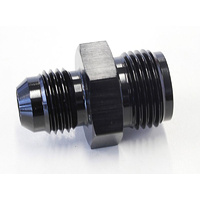 Aeroflow Adaptor 11/16 X 18 Inverted seat to -6 Black