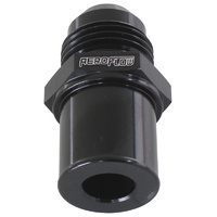 Aeroflow PUSH IN COVER BREATHER ADAPTERTO -8AN BLACK BA to FG REAR