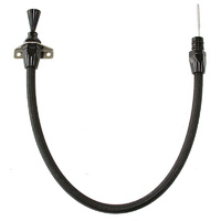 Aeroflow FORD C4 TRANS DIPSTICK IN CASEFIREWALL MOUNT BLACK S/S