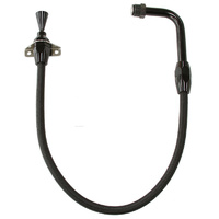 Aeroflow FORD C4 TRANS DIPSTICK IN PAN FIREWALL MOUNT BLACK S/S