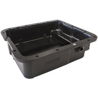 Aeroflow GM 4L60E & 4L60 DEEP TRANS PAN BLACK COMMODORE / CHEV