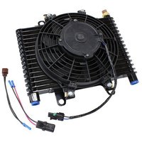Aeroflow 13.5 x 9'' COMP TRANS COOLER WITH 120w FAN AND SWITCH