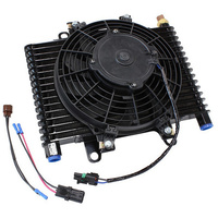 Aeroflow 13.5 x 9'' COMP TRANS COOLER WITH 120w FAN AND SWITCH -10