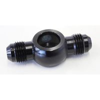 Aeroflow Banjo 14mm to double -6AN use with AF725-06 banjo bolt