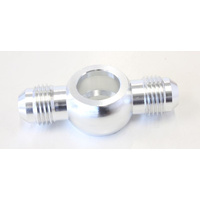 Aeroflow Banjo 14mm to double -6AN use with AF725-06 banjo bolt