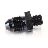 Aeroflow METRIC M8 X 1.0MM TO -4AN BLACK MALE M8X1.0MM TO -4AN