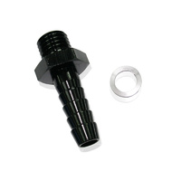 Aeroflow METRIC M14 X 1.5 TO 1/2'' BARB BLACK USE WITH 49-1015 PUMP