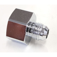 Aeroflow NITROUS BOTTLE ADAPTER -6AN STEEL FINISH SUITS BOC BOTTLE