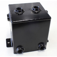 Aeroflow FABRIC ALLOY UNIV TANK 2L X 6 -8 ORB BLACK WITH MOUNT TABS