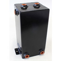 Aeroflow FABRIC ALLOY UNIV TANK 4L X 6 -8 ORB BLACK WITH MOUNT TABS
