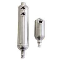 Aeroflow UNIVERSAL BREATHER TANK -12ORBSINGLE PORT POLISHD 6.5 X 3.5''