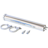 Aeroflow POLISHED BILLET OVERFLOW TANK BILLET BRACKETS FITTINGS INC