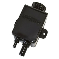 Aeroflow FABRICATED P/STEER TANK SQUARE-10 & -6ORB PORTS BLACK