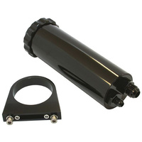 Aeroflow BLACK BILLET POWER STEER TANK BILLET BRACKETS -10 -6