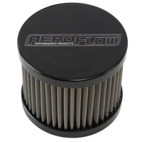 Aeroflow -8AN S/S BILLET BREATHER WITH FEMALE -8AN RE-USABLE