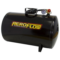 Aeroflow 10 GAL PORTABLE AIR TANK BLACKWITH TANK VALVE 125 MAX OPERAT