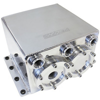 Aeroflow DUAL FUEL PUMP SURGE TANK POLISHED SUITS 2 X AF49-1014