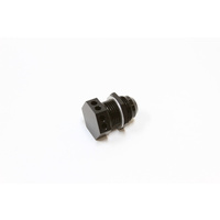 Aeroflow BOLT IN -10AN BREATHER CAST ORFABRICATED COVERS BLACK