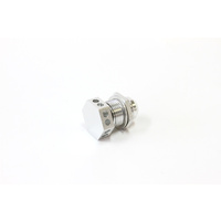 Aeroflow BOLT IN -12AN BREATHER CAST ORFABRICATED COVERS SILVER