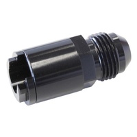 Aeroflow PUSH ON FUEL FITTING LS & LT 3/8 HOSE TO -8AN BLACK