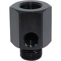 Aeroflow M12 X 1.5 EXTENSION WITH 1/8'' NPT PORT BLACK