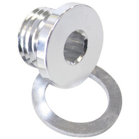 Aeroflow METRIC PORT PLUG M18 X 1.5 SILVER LOW PROFILE HEX PLUG