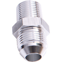 Aeroflow MALE FLARE -16AN TO 1'' NPT SILVER MALE FLARE TO NPT ADAPT