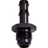 Aeroflow 1/2'' BARB TO -8AN ADAPTER BLACK MALE 1/2'' TO MALE -8AN