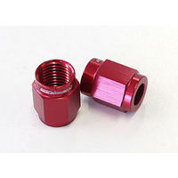 Aeroflow TUBE NUT -3AN TO 3/16'' TUBE RED -3AN TO 3/16'' HARD LINE