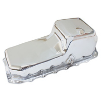 Aeroflow CHROME HOLDEN V8 OIL PAN 253-308 HQ STYLE