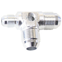 Aeroflow MALE FLARE TEE -8AN X 2 90 DEGAND 1 X -6AN 1/8 PORT 2 SIDES