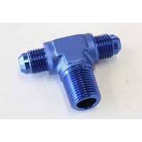 Aeroflow TEE -6AN WITH 3/8'' NPT ON SIDEBLUE AN TEE WITH NPT ON SIDE