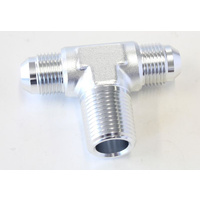 Aeroflow TEE -8AN WITH 1/2'' NPT ON SIDESILVER AN TEE WITH NPT ON SIDE