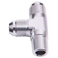 Aeroflow TEE -12AN WITH 3/4'' NPT ON RUNSILVER AN TEE WITH NPT ON RUN
