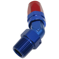 Aeroflow Male 1/2 NPT 45 Deg to -8 Hose