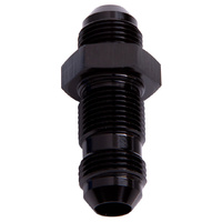 Aeroflow STRAIGHT BULKHEAD -16AN BLACK BULKHEAD NUT SEPERATE