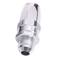 Aeroflow Male -6 to -6 Hose End Straight Silver