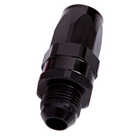 Aeroflow MALE -8AN TO -8AN HOSE END BLACK STRAIGHT MALE TO MALE