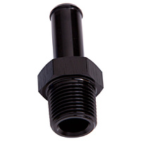 Aeroflow MALE 1/8'' NPT TO 5/16'' BARB BLACK STRAIGHT MALE TO MALE