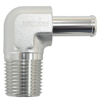 Aeroflow 90 DEG 3/8'' NPT TO -6 100/450 SERIES BRAIDED HOSE AN SIZE