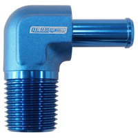 Aeroflow 90 DEG 1/2'' NPT TO -8 100/450 SERIES BRAIDED HOSE AN SIZE