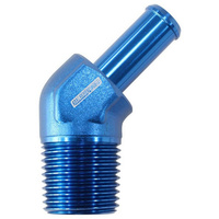 Aeroflow 45 DEG 3/8''NPT TO -6 100 / 450SERIES BRAIDED HOSE AN SIZE