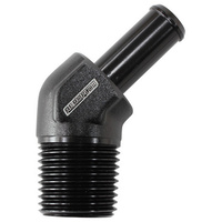 Aeroflow 45 DEG 3/8'' NPT TO -10 100/450SERIES HOSE BLACK SUIT BRAIDED