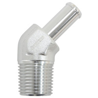 Aeroflow 45 DEG 1/2'' NPT TO -8 100/450 SERIES BRAIDED HOSE AN SIZE