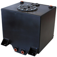 Aeroflow BLACK ALLOY FUEL CELL 19 LITRE5 US GALLONS WITH CAVITY/SUMP