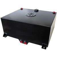 Aeroflow BLACK ALLOY FUEL CELL 75 LITRE20 US GALLONS WITH CAVITY/SEND