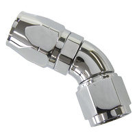 Aeroflow 880 Series Elite Full Flow Cutter Hose End -06AN Female to -06AN Hose 45-Degree AF882-06