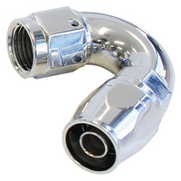 Aeroflow 880 Series Elite Full Flow Cutter Hose End -12AN Female to -12AN Hose 150-Degree AF885-12