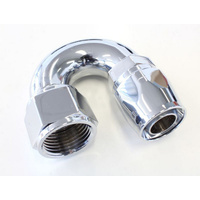 Aeroflow 880 Series Elite Full Flow Cutter Hose End -12AN Female to -12AN Hose 180-Degree AF886-12